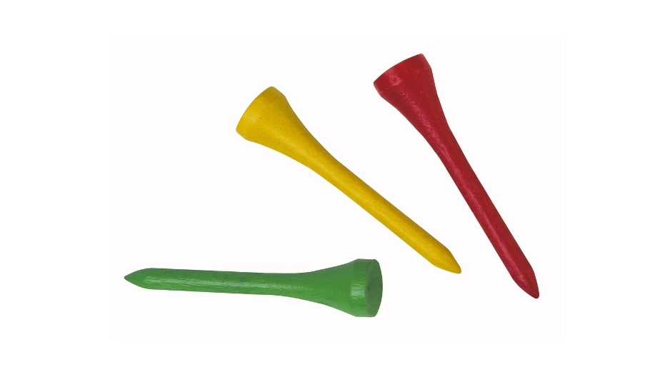 Five Golf Tees