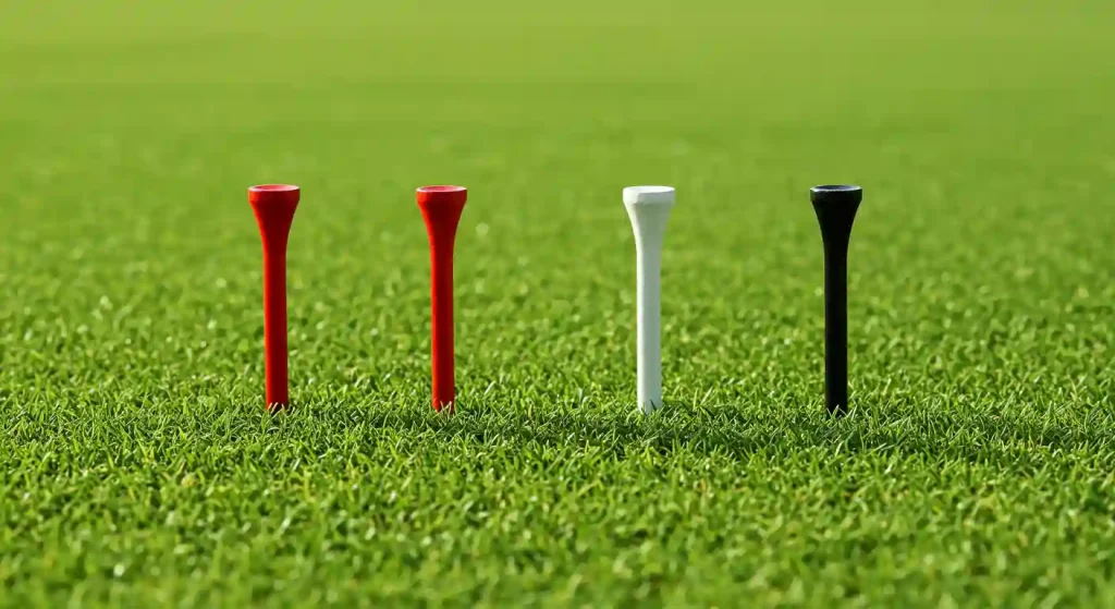 Four Golf Tees