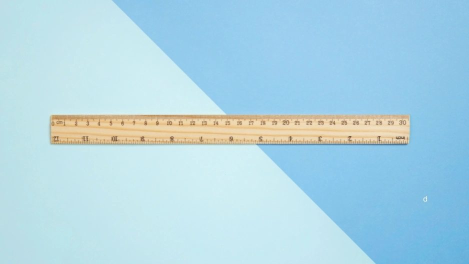 School Ruler/Yardstick (Half)