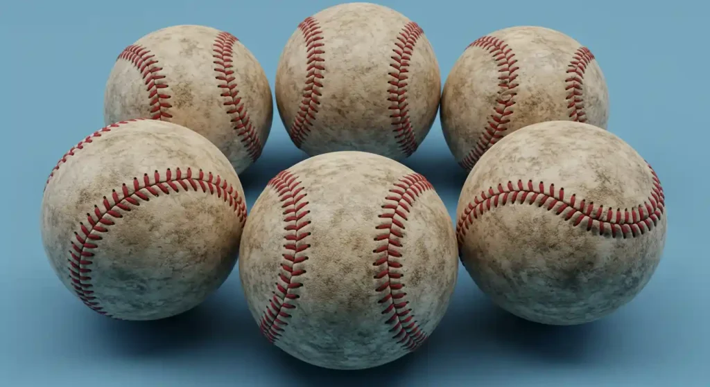 Six Baseballs