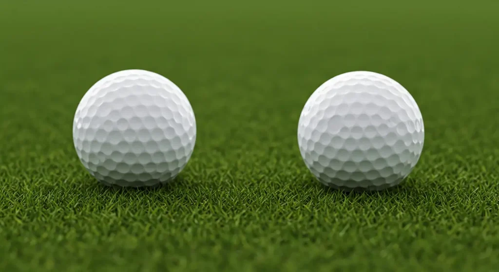 Two Golf Balls (Side by Side)