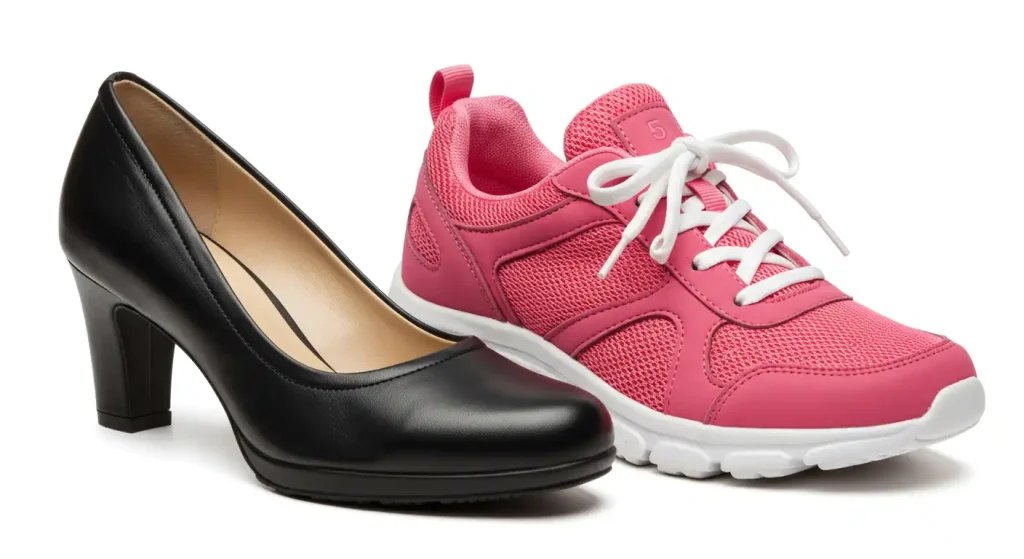Two Size-5 Women's Shoes