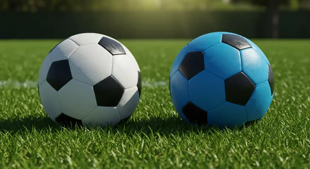 Two Soccer Balls