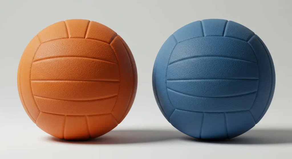 Two Volleyballs
