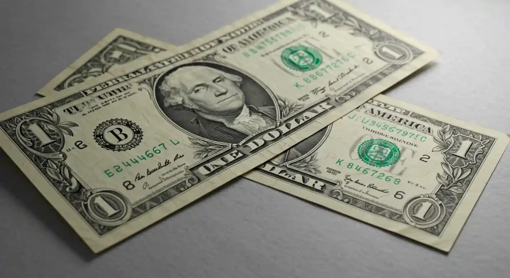 Two and a Half US Dollar Bills