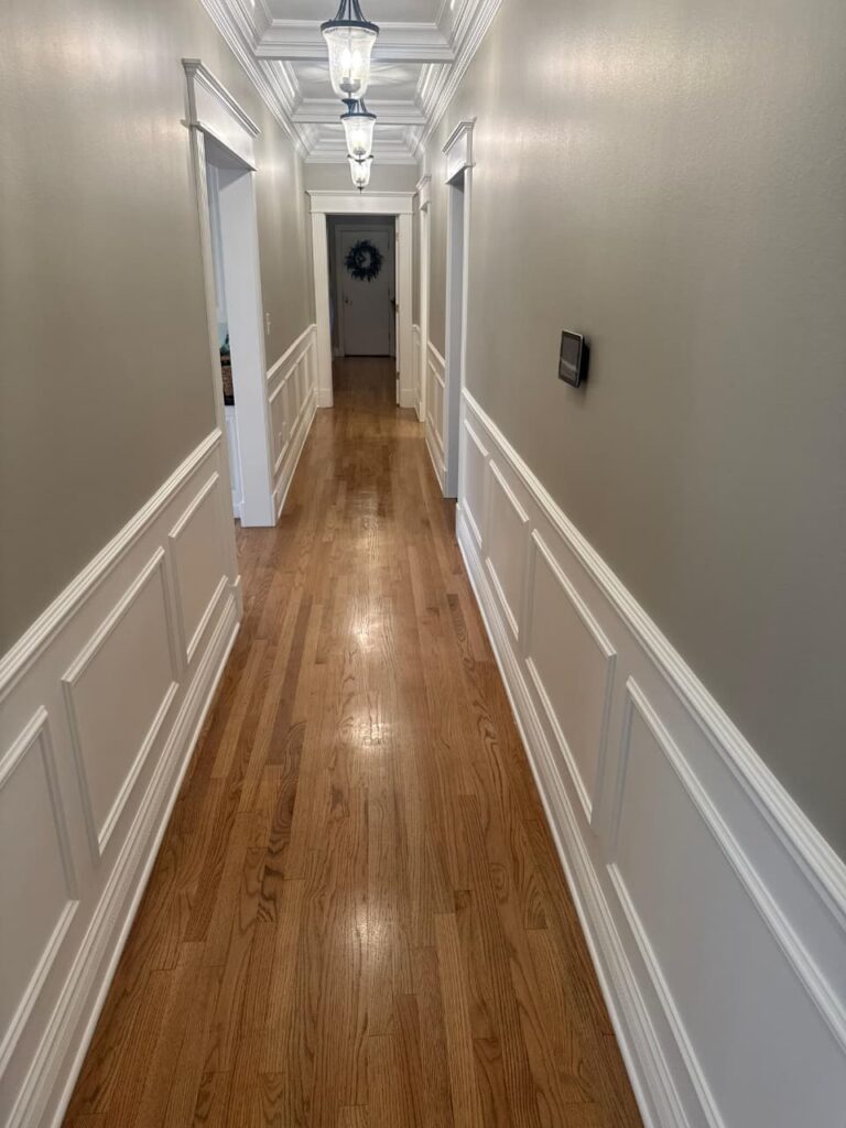 Commercial Floor Refinishing in Rockford, IL 2 Commercial hardwood floor refinishing in Rockford office