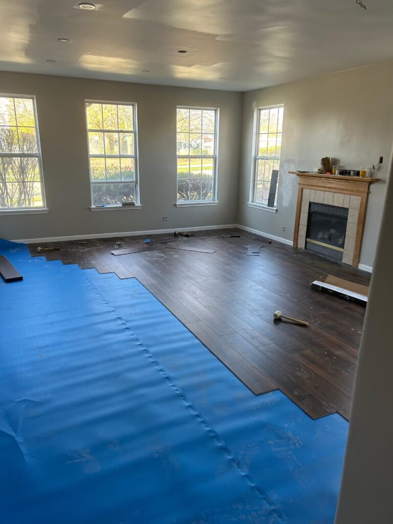 About us 2 Modern laminate flooring installation in Rockford, IL