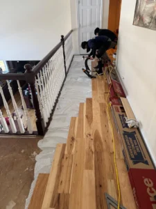 Top Tips for Hiring the Best Flooring Contractor in Rockford IL 1 hardwood floor installation by flooring contractor in Rockford IL